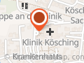 Teststelle Dr. med. Rotraut Allgayer am Parkplatz des Köschinger Krankenhaus