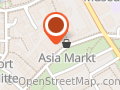 Asia Supermarkt Lebensmittel und Blumen und Pflanzen