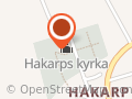 Kyrka Hakarps och Kyrkogård