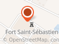 Fort Saint-Sébastien emplacement historique