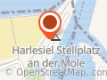 Wohnmobilhafen Harlesiel Stellplatz an der Mole